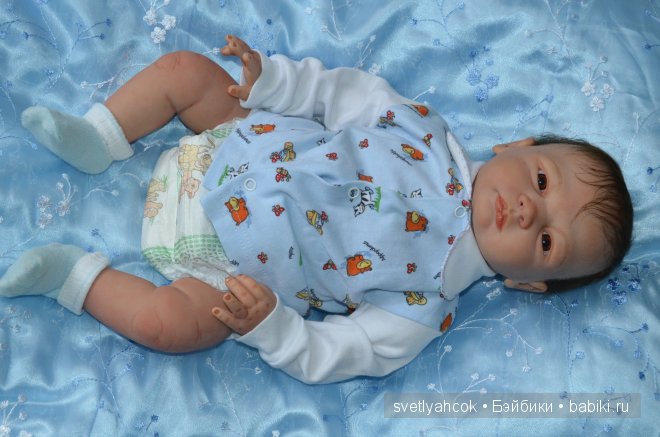 Мой маленький медвежонок реборн Тёмка