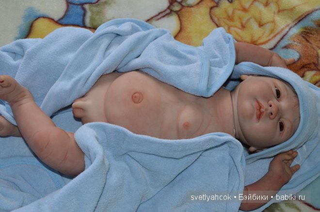 Мой маленький медвежонок реборн Тёмка