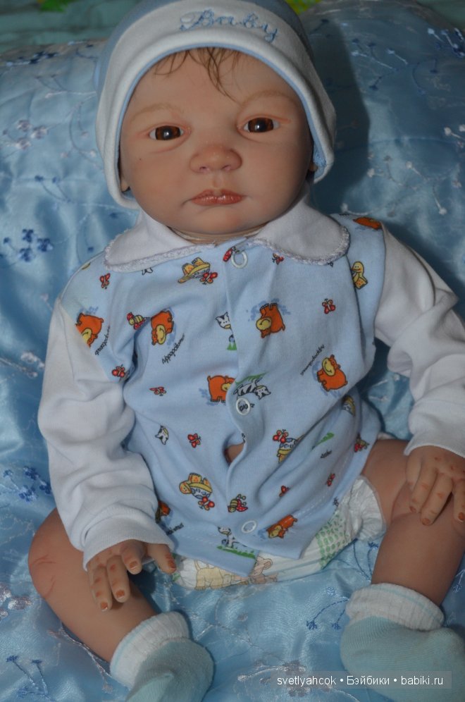 Мой маленький медвежонок реборн Тёмка