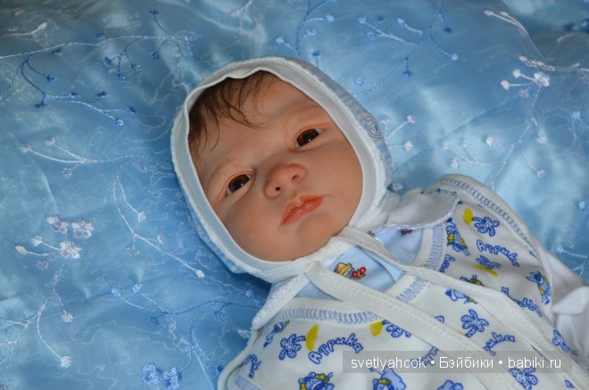 Мой маленький медвежонок реборн Тёмка