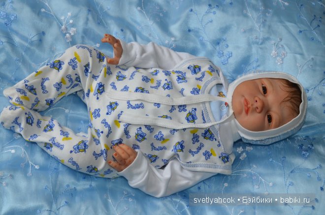 Мой маленький медвежонок реборн Тёмка