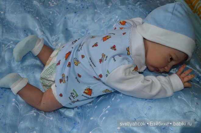 Мой маленький медвежонок реборн Тёмка