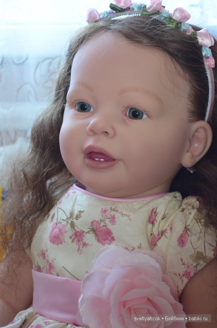 Кукла реборн Катенька-Катюшка (фото 6)