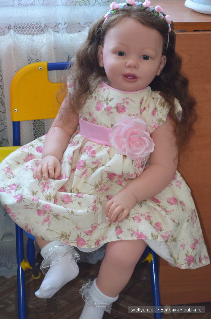 Кукла реборн Катенька-Катюшка (фото 5)