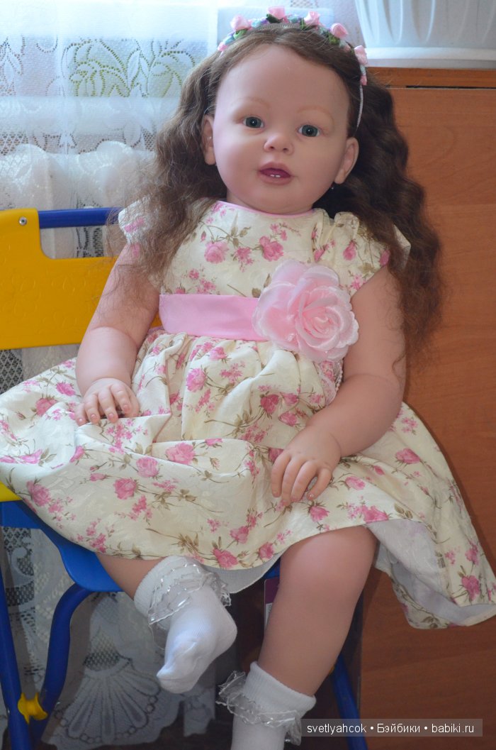 Кукла реборн Катенька-Катюшка (фото 8)