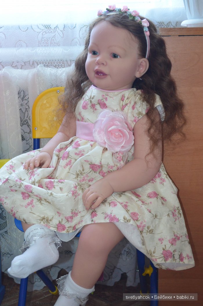 Кукла реборн Катенька-Катюшка (фото 7)