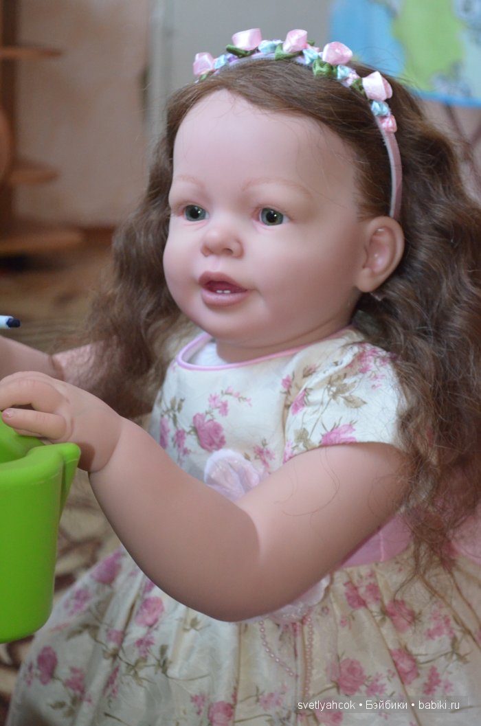 Кукла реборн Катенька-Катюшка (фото 9)