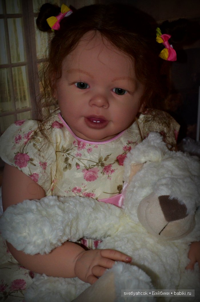 Кукла реборн Катенька-Катюшка (фото 3)