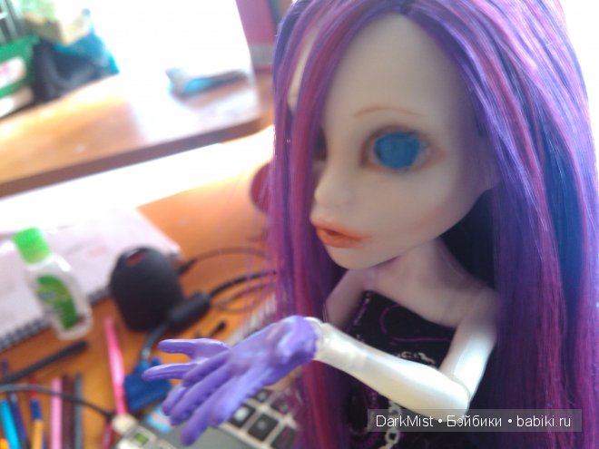 Первый ООАК Монстер Хай. Оперетта и Спектра (фото 2)