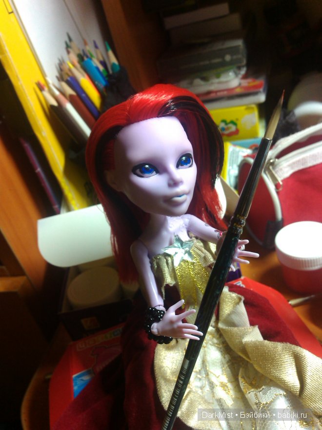 Первый ООАК Монстер Хай. Оперетта и Спектра (фото 10)