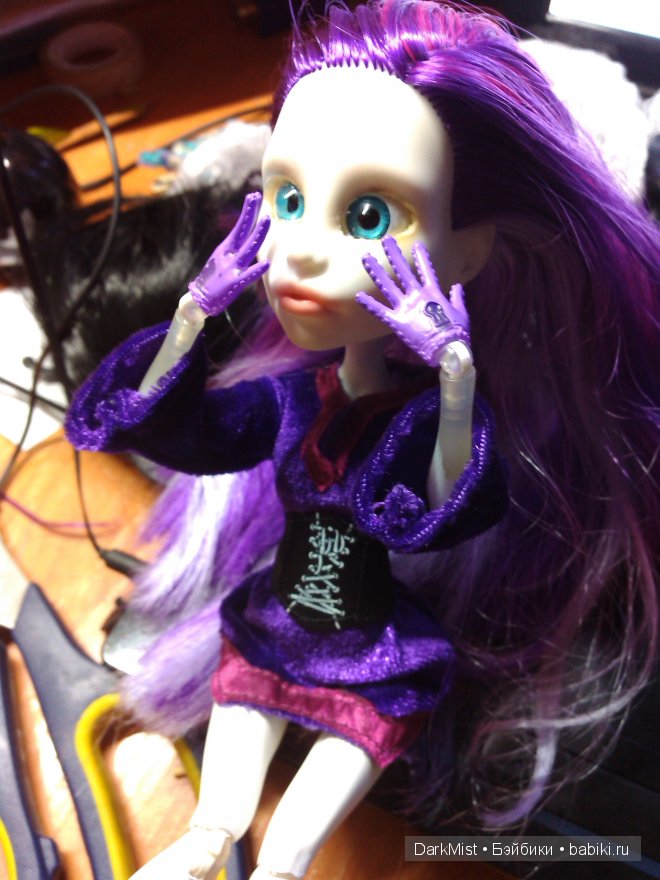 Первый ООАК Монстер Хай. Оперетта и Спектра (фото 3)