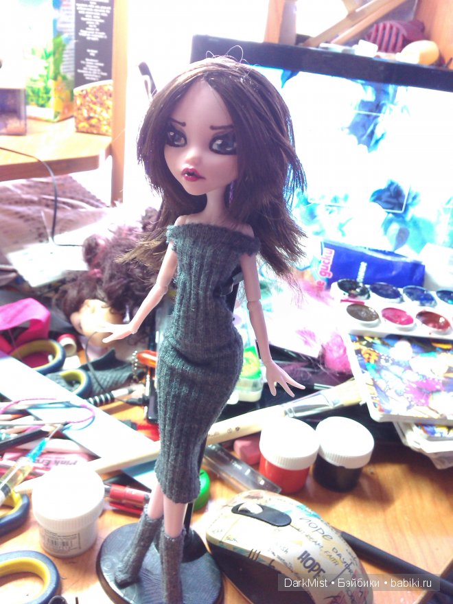 Продолжаю учиться делать ООАК Монстер Хай (фото 6)