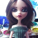 Продолжаю учиться делать ООАК Монстер Хай