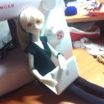 Теплый комплектик для моей Розочки.