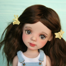 Брюнеточка Мишель, авторская шарнирная кукла из полиуретана, фулсет