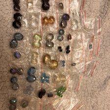 Куча крупных бусин Циркон для украшений куклам