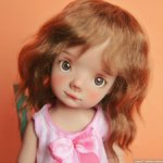Малышка Лея, авторская шарнирная кукла из полиуретана