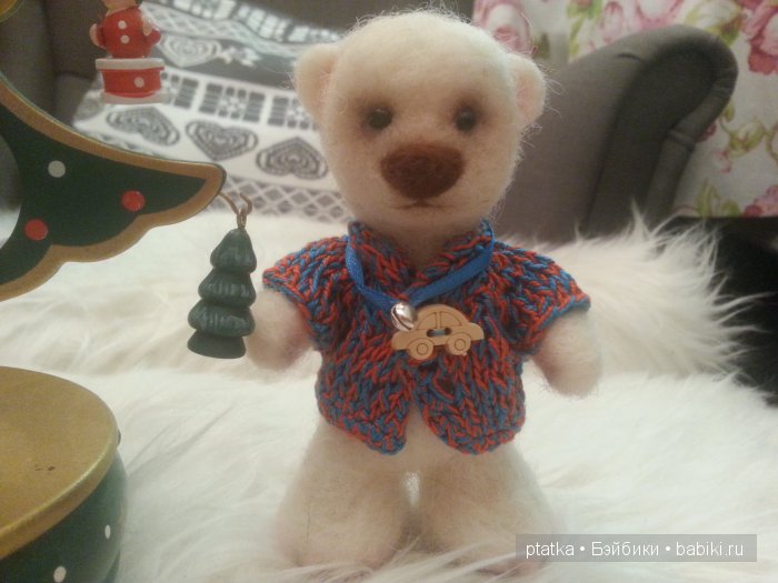 Мишка Умка.Авторская игрушка своими руками