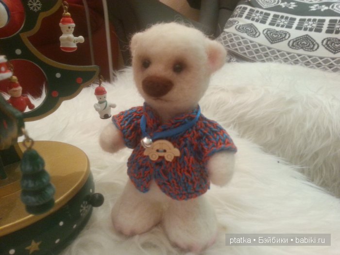 Мишка Умка.Авторская игрушка своими руками (фото 3)