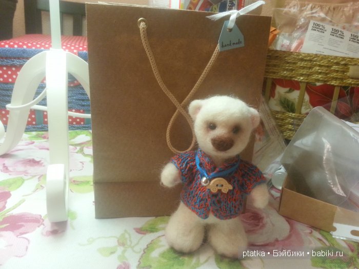 Мишка Умка.Авторская игрушка своими руками (фото 5)