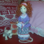 Теплая Василиса - Авторская кукла методом валяния из шерсти