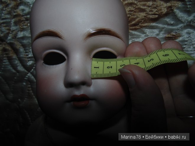 Меняем глаза антикварной куклы. Как выбрать подходящий размер (фото 3)