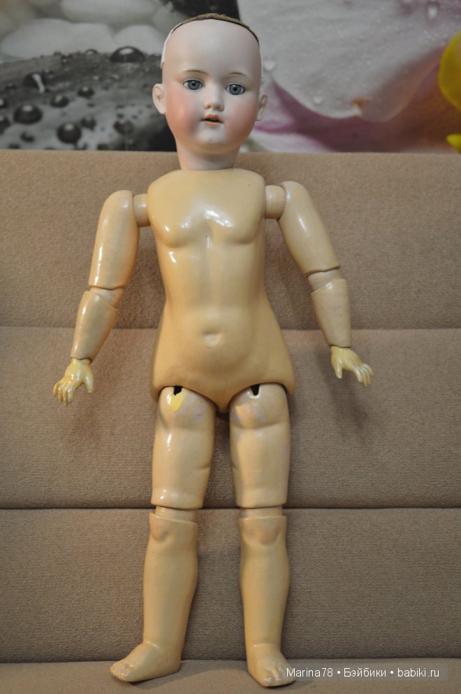 Нинель - антикварная кукла от Armand Marseille, клеймо DRGM 390 n, 246/1, А12М, 76см