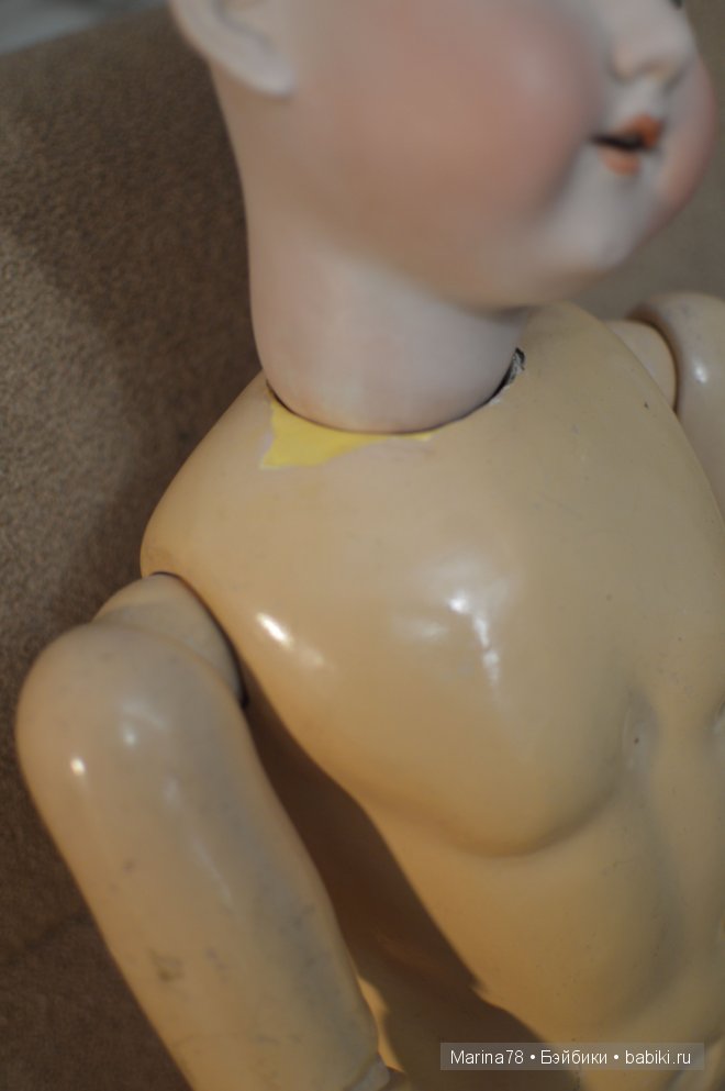 Нинель - антикварная кукла от Armand Marseille, клеймо DRGM 390 n, 246/1, А12М, 76см