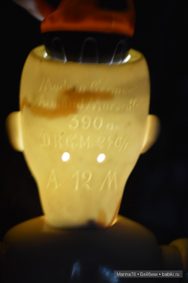 Нинель - антикварная кукла от Armand Marseille, клеймо DRGM 390 n, 246/1, А12М, 76см