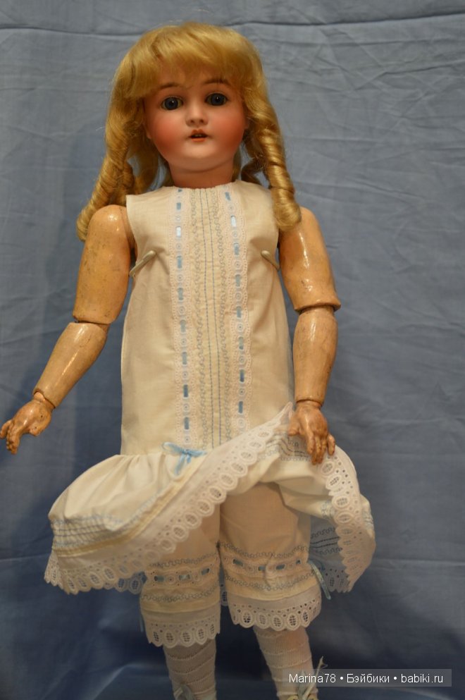 Новый наряд для антикварной куклы Queen Louise. Armand Marseille (фото 10)