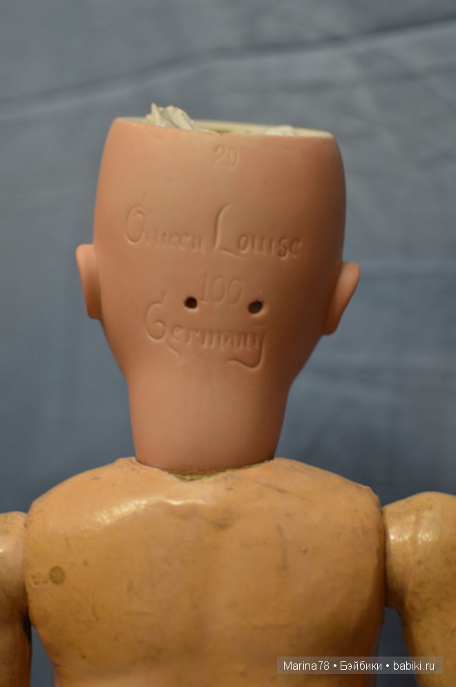 Новый наряд для антикварной куклы Queen Louise. Armand Marseille