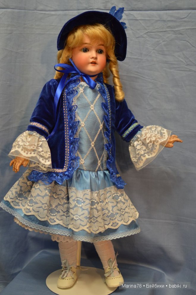 Новый наряд для антикварной куклы Queen Louise. Armand Marseille (фото 4)