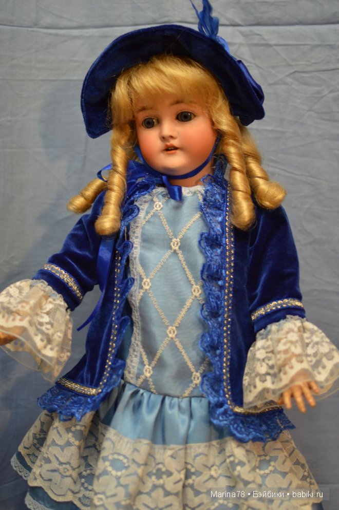 Новый наряд для антикварной куклы Queen Louise. Armand Marseille (фото 5)