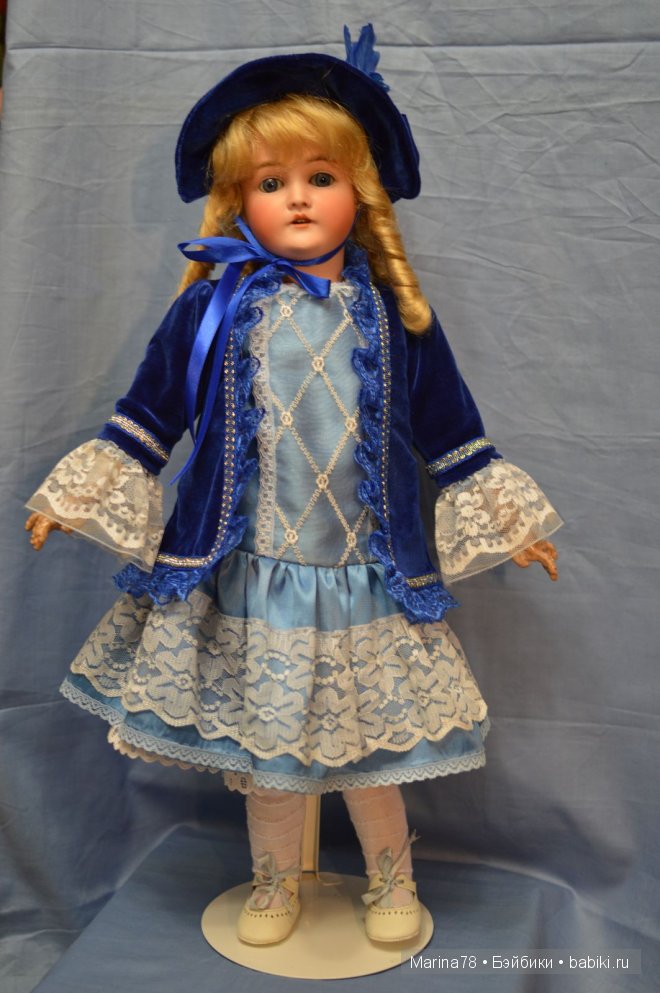 Новый наряд для антикварной куклы Queen Louise. Armand Marseille (фото 2)