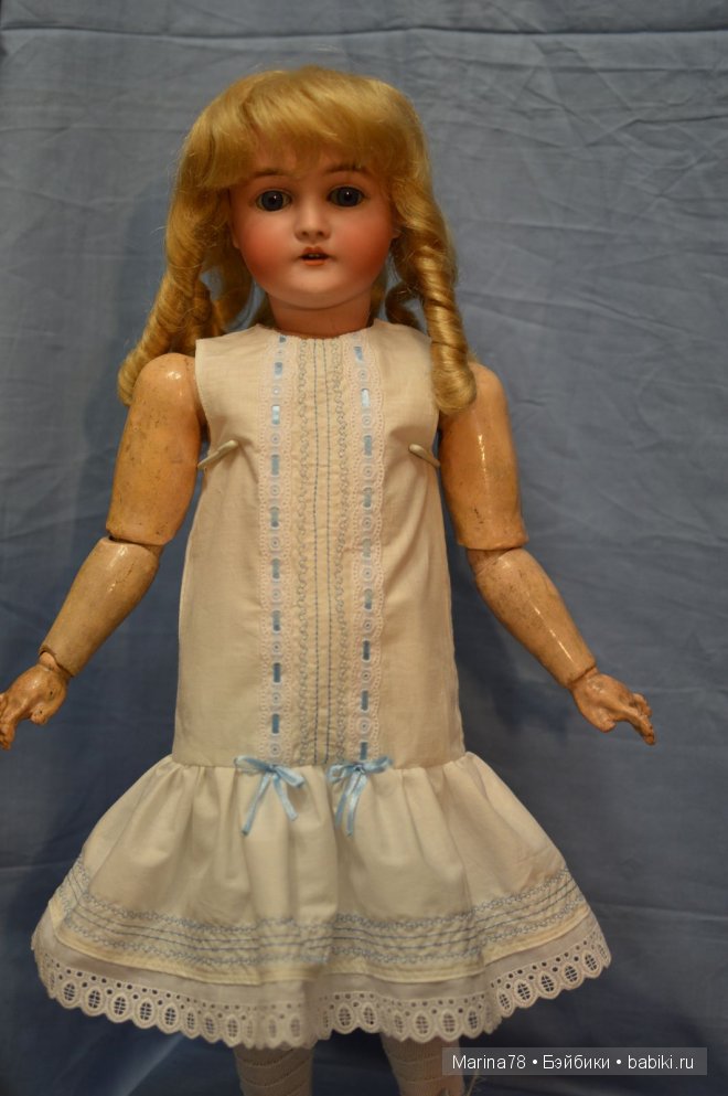 Новый наряд для антикварной куклы Queen Louise. Armand Marseille (фото 9)