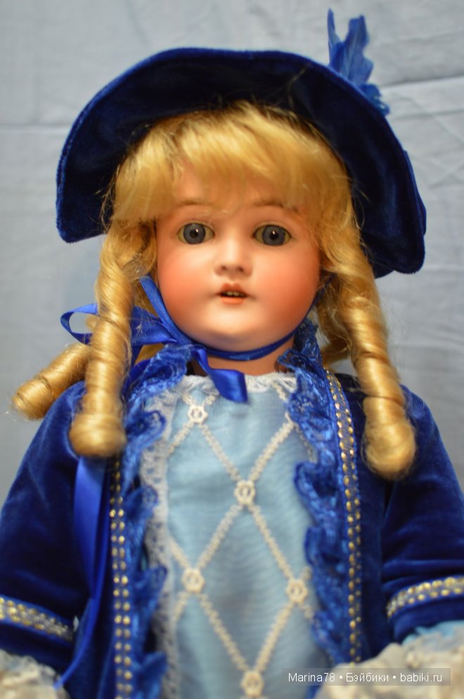 Новый наряд для антикварной куклы Queen Louise. Armand Marseille (фото 3)