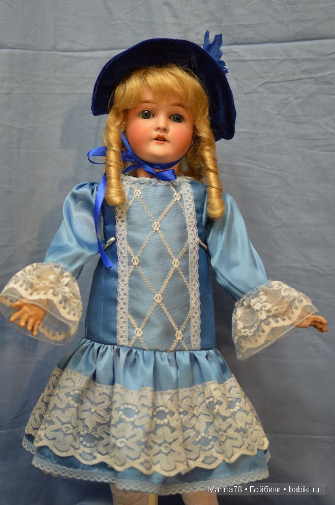 Новый наряд для антикварной куклы Queen Louise. Armand Marseille (фото 6)
