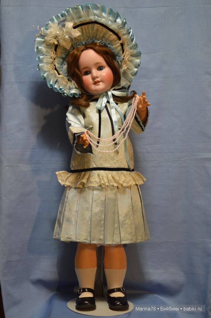 Антикварная кукла Амалия от Schoenau & Hoffmeister, 914 молд (фото 9)