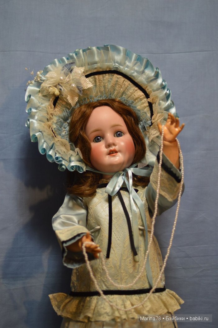 Антикварная кукла Амалия от Schoenau & Hoffmeister, 914 молд (фото 10)