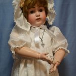 Крестильное платье для антикварной куклы Глашеньки Kestner