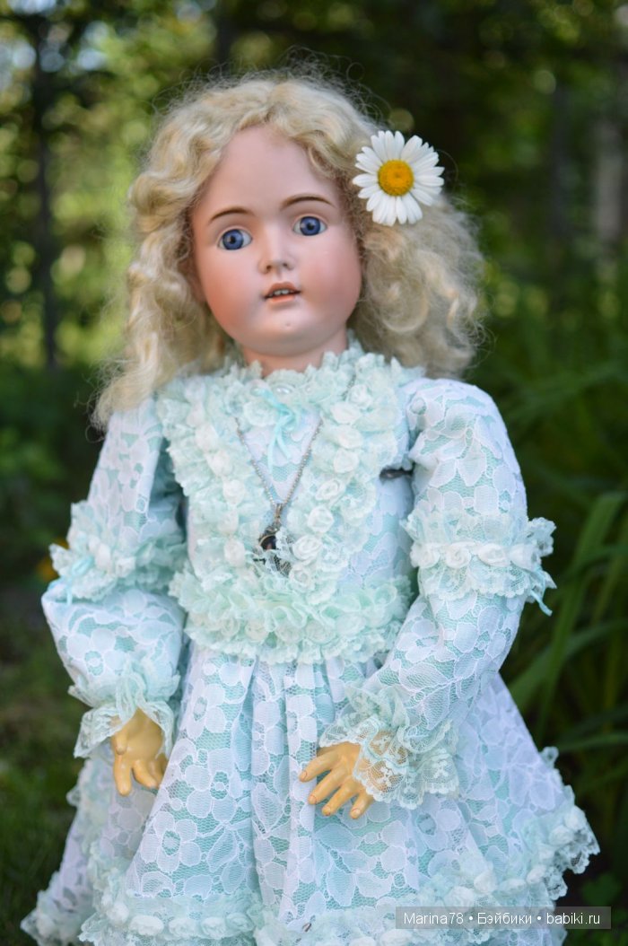 Хорошая девочка, антикварная кукла Молли от Kestner