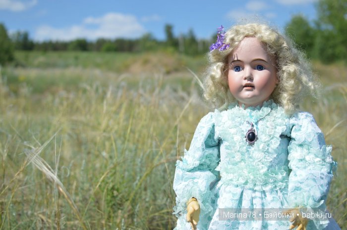 Хорошая девочка, антикварная кукла Молли от Kestner (фото 9)