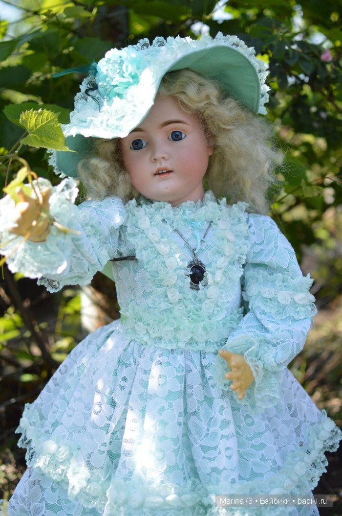 Хорошая девочка, антикварная кукла Молли от Kestner