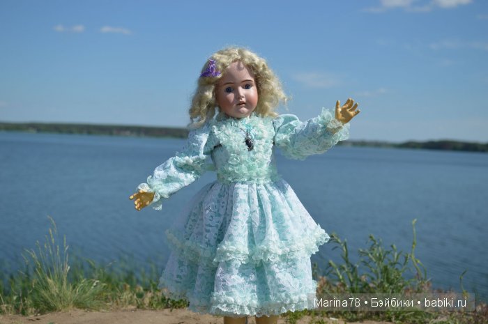 Хорошая девочка, антикварная кукла Молли от Kestner