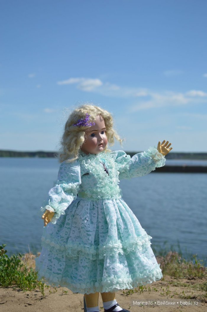 Хорошая девочка, антикварная кукла Молли от Kestner