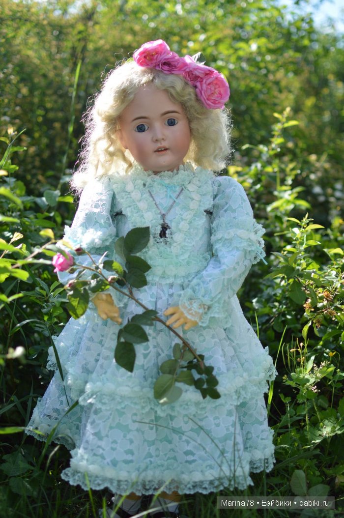 Хорошая девочка, антикварная кукла Молли от Kestner