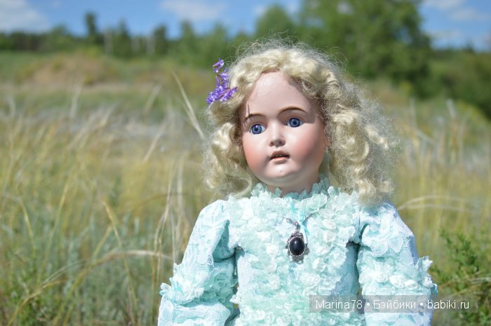 Хорошая девочка, антикварная кукла Молли от Kestner (фото 6)