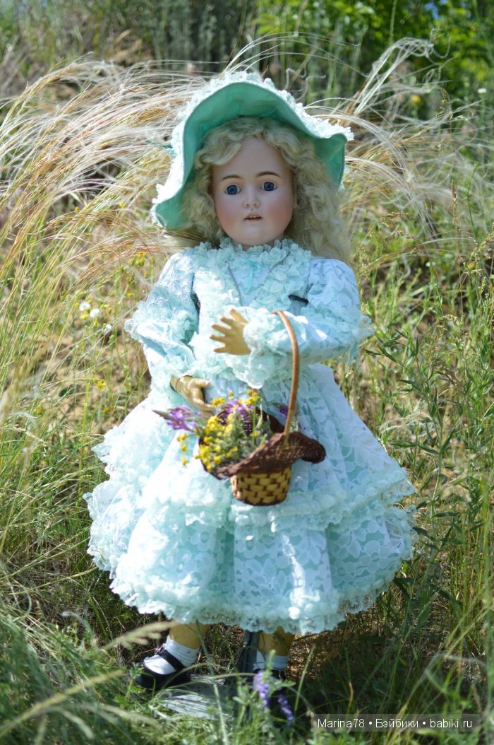 Хорошая девочка, антикварная кукла Молли от Kestner (фото 2)