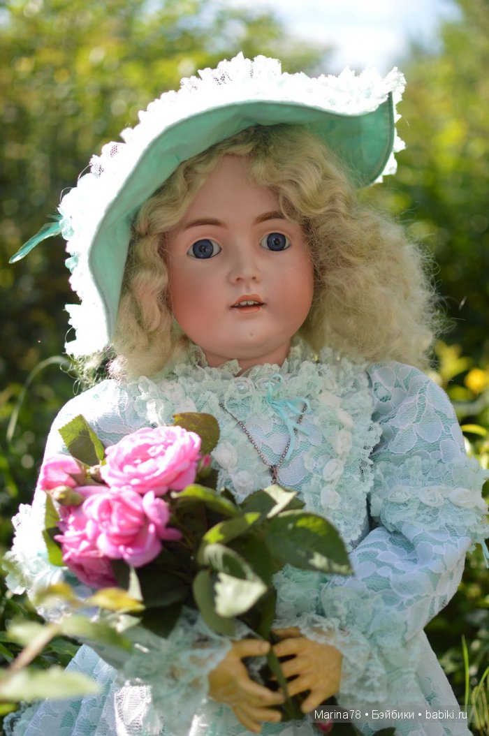 Хорошая девочка, антикварная кукла Молли от Kestner