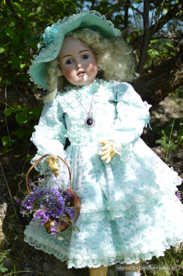 Хорошая девочка, антикварная кукла Молли от Kestner (фото 4)
